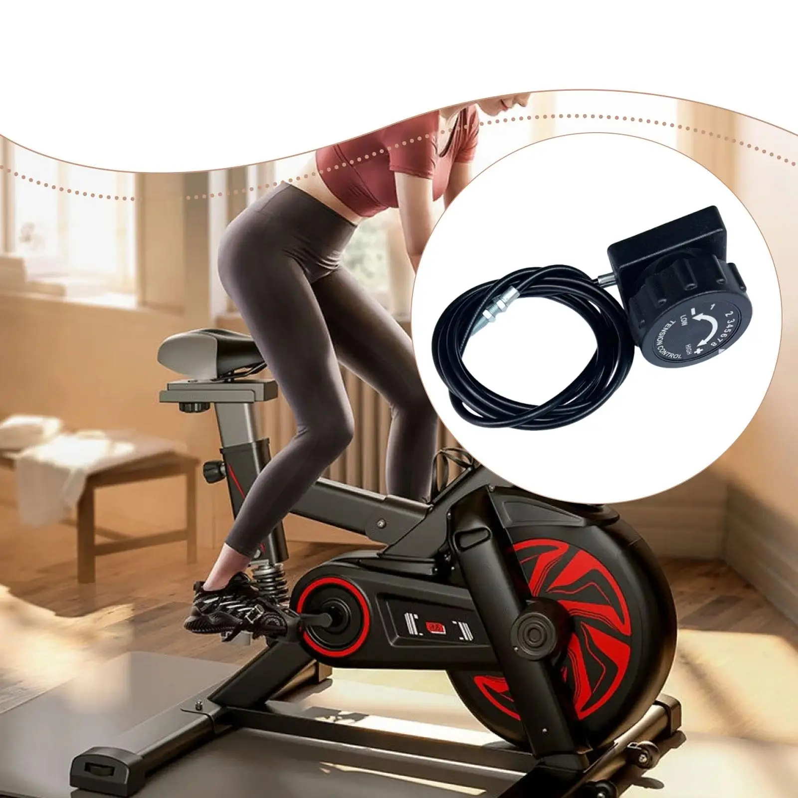 Exercise Bike Resistance Knob, Sports Bike Adjustment Knob, Replacement Part Exercise Bike, Resistance Controller
Exercise Bike Resistance Knob, Sports Bike Adjustment Knob, Replacement Part Exercise Bike, Resistance Controller