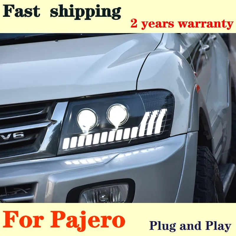 Передняя фара для mitsubishi Pajero V73, светодиодная фара 2004-2016, фара V77 V75 DRL, сигнал поворота, дальний свет, объектив проектора Angel Eye
Передняя фара для mitsubishi Pajero V73, светодиодная фара 2004-2016, фара V77 V75 DRL, сигнал поворота, дальний свет, объектив проектора Angel Eye