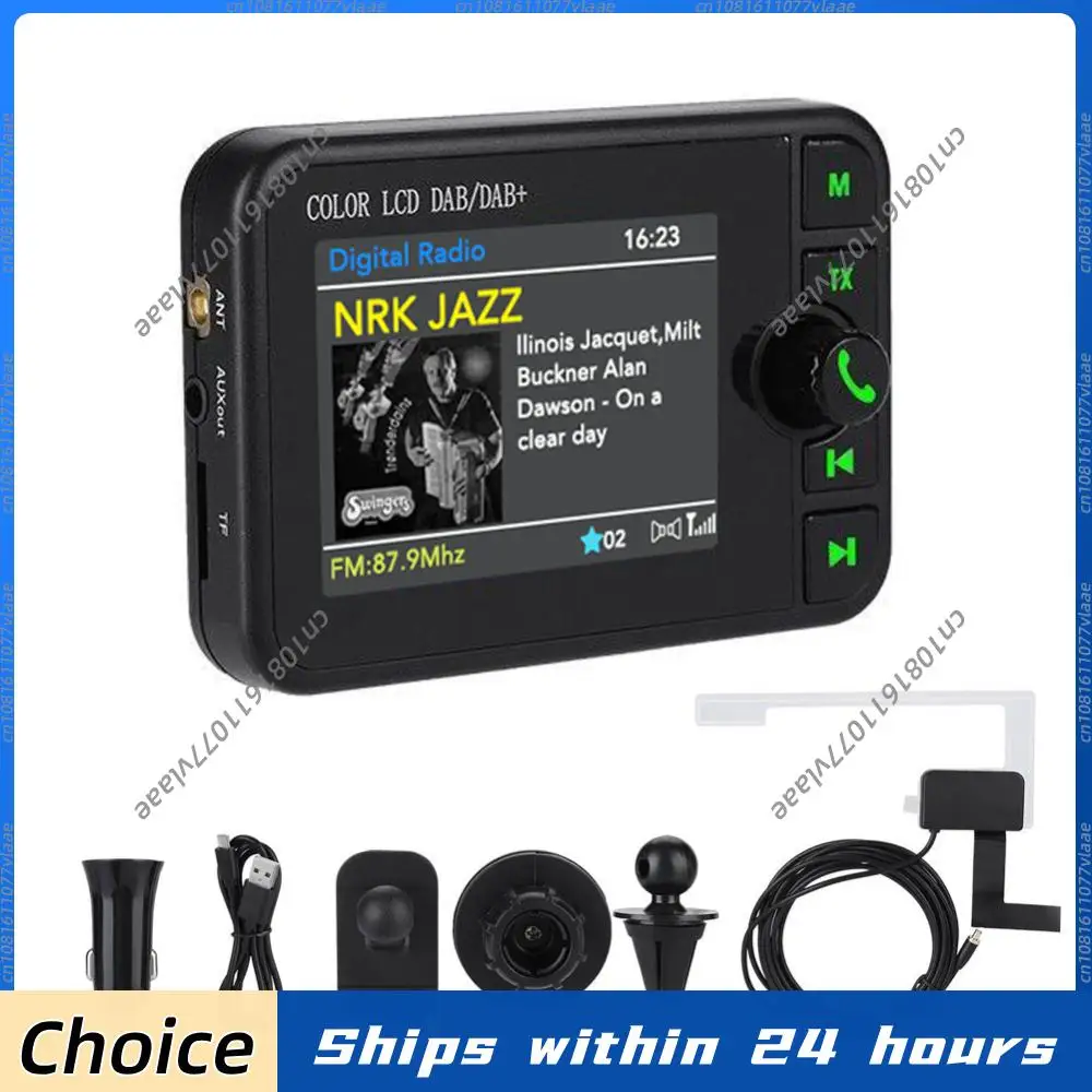 Stereo Digital Signal Broadcast Adapter DAB+ Receiver Music Player Bluetooth-compatible 5.0 Dab Digital Radio Hands-free for Car
Stereo Digital Signal Broadcast Adapter DAB+ Receiver Music Player Bluetooth-compatible 5.0 Dab Digital Radio Hands-free for Car