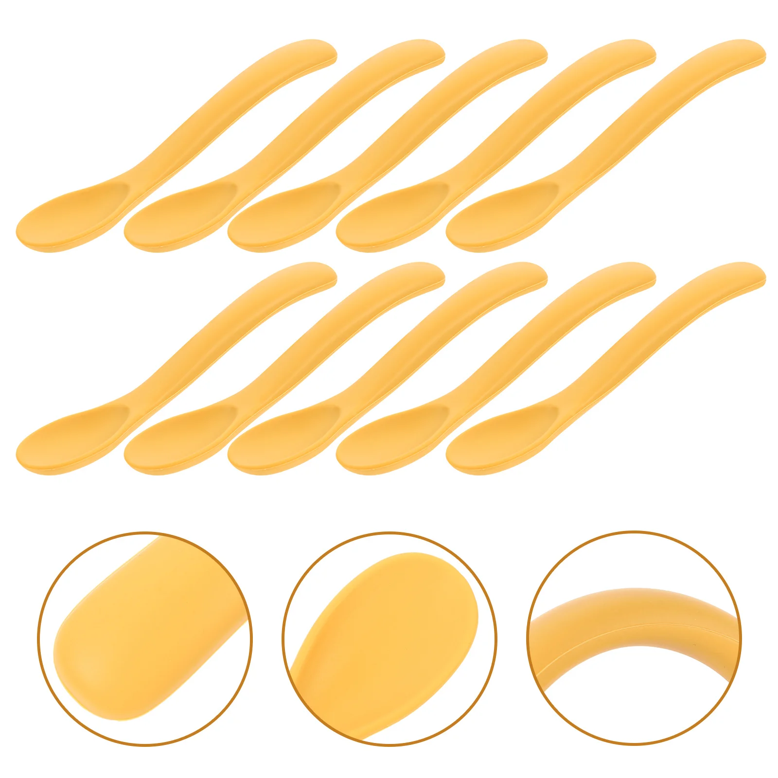 10Pcs Silicone Baby Spoons Set - Flexible Toddler Feeding Spoons, Cute Colorful Infant Eating Scoops for Milk Cereal Fruit Puree
10Pcs Silicone Baby Spoons Set - Flexible Toddler Feeding Spoons, Cute Colorful Infant Eating Scoops for Milk Cereal Fruit Puree
