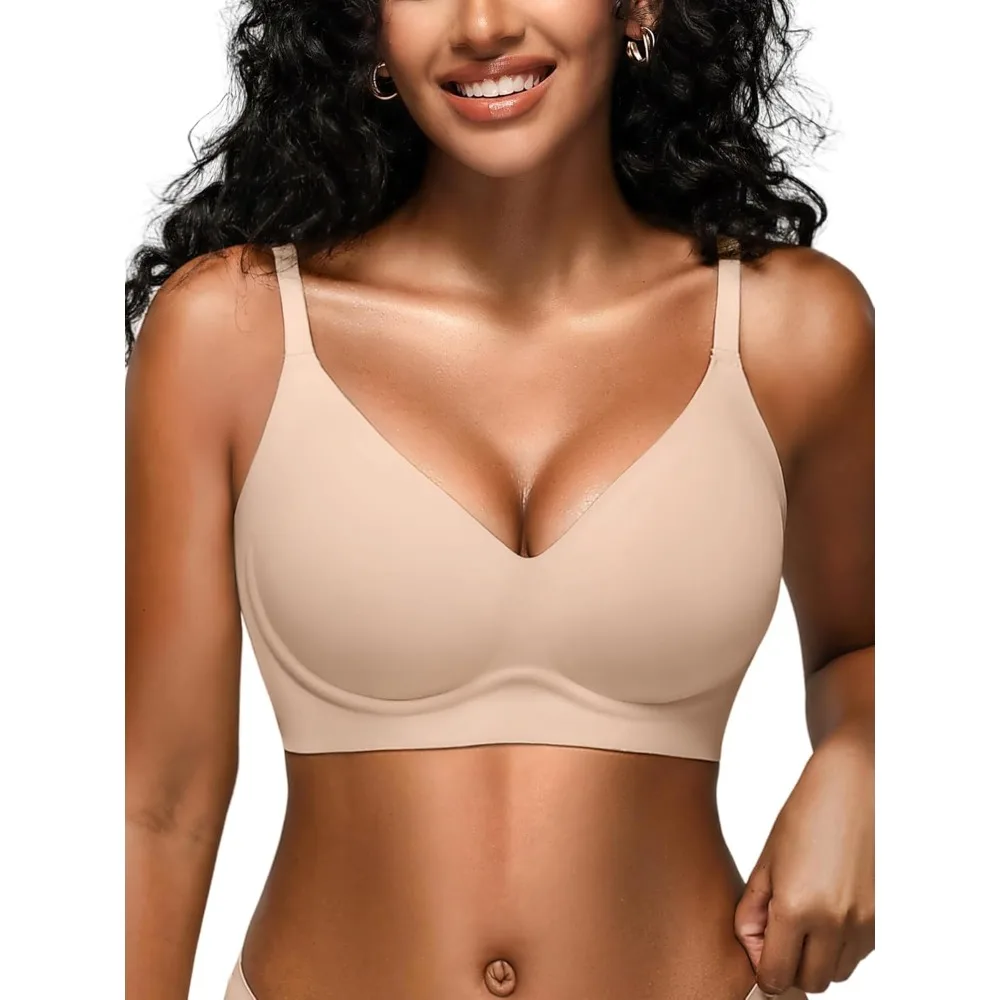 Женский беспроводной бюстгальтер-топ Jelly Bra – бесшовный бюстгальтер-топ с мягкими вставками и поддержкой
Женский беспроводной бюстгальтер-топ Jelly Bra – бесшовный бюстгальтер-топ с мягкими вставками и поддержкой