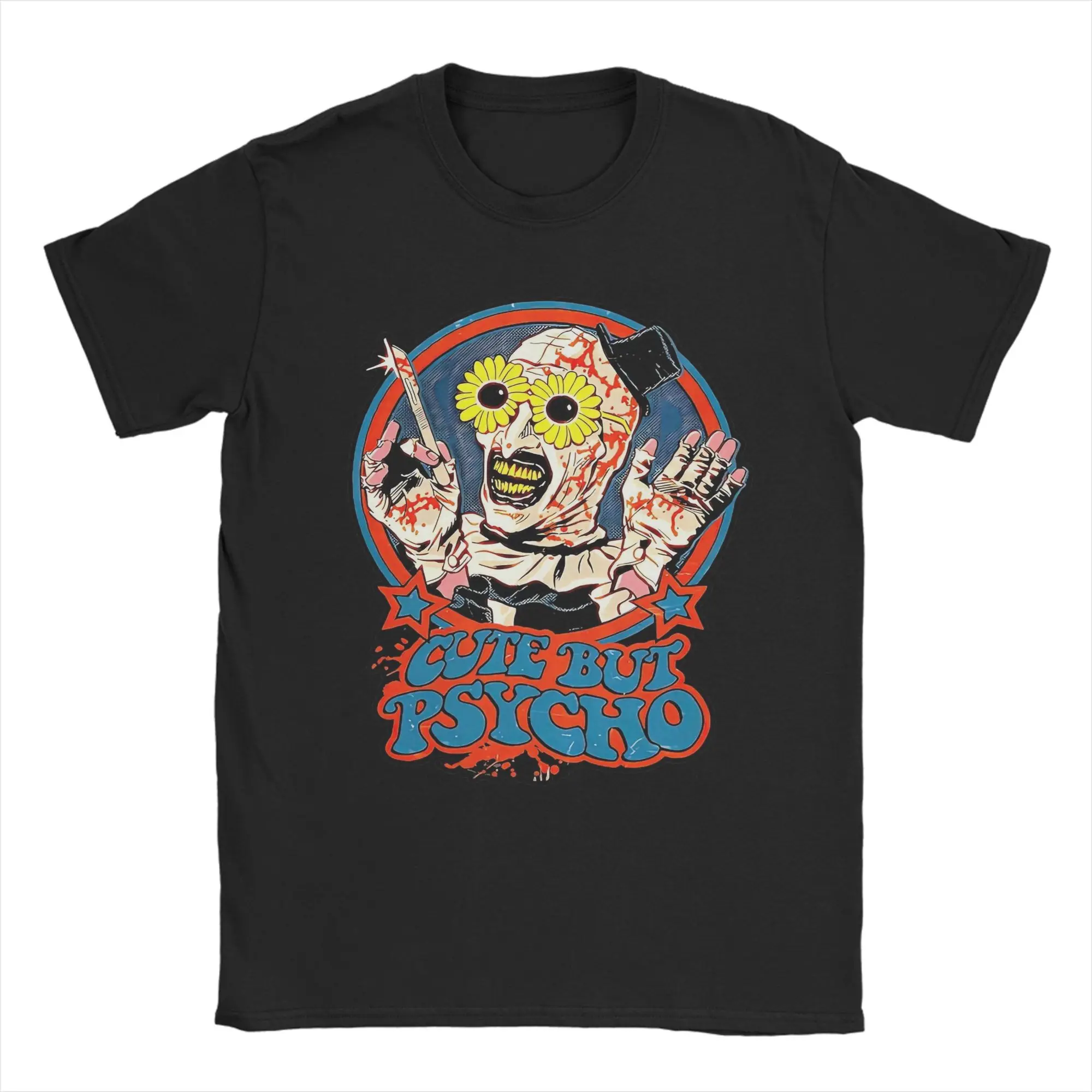 Cute but Psycho Terrifier T Shirt Men Cotton Amazing T-Shirts Crewneck Tees Short Sleeve Clothes Graphic Printed
Cute but Psycho Terrifier T Shirt Men Cotton Amazing T-Shirts Crewneck Tees Short Sleeve Clothes Graphic Printed