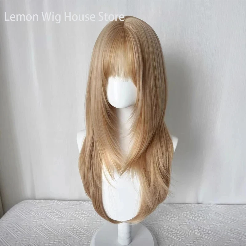 ABC123Flax Gold Synthetic with Bangs Long Straight Hair High-Layered Lolita Wigs for Women's Daily Cosplay Wig Hea3;b,6/k'5;
ABC123Flax Gold Synthetic with Bangs Long Straight Hair High-Layered Lolita Wigs for Women's Daily Cosplay Wig Hea3;b,6/k'5;