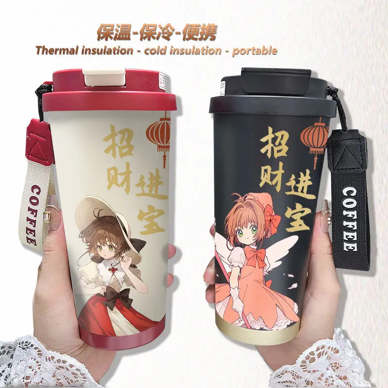Card Captor Sakura Thermos Mug Car Cute Cartoon Personality Fashion Portable Coffee Mug Office Stainless Steel holiday gift
Card Captor Sakura Thermos Mug Car Cute Cartoon Personality Fashion Portable Coffee Mug Office Stainless Steel holiday gift