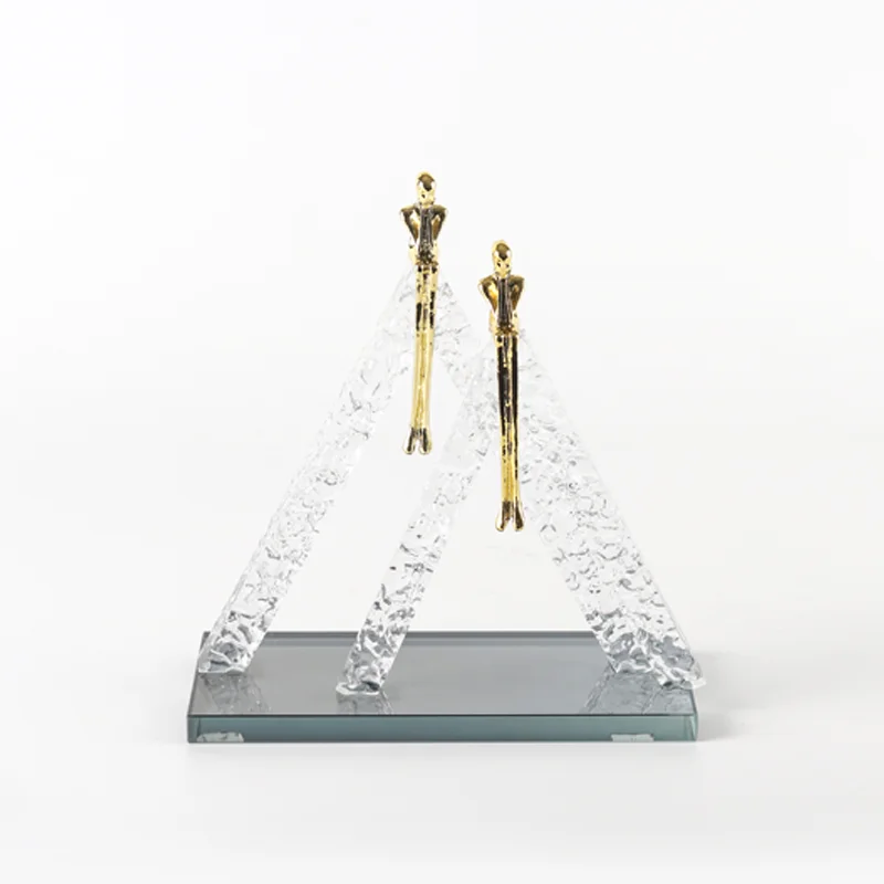 Home Decor Crystal Triangle Knick-Knacks Metal and Crystal Decorative Objects for Room Decoration
Home Decor Crystal Triangle Knick-Knacks Metal and Crystal Decorative Objects for Room Decoration