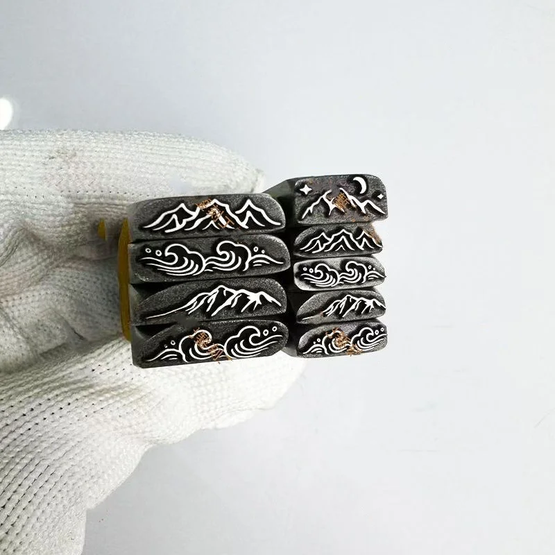 Jewelry Stamps Gold and Silver Jewelry Engraving Dies Mountain and Wave Steel Stamps Gold-Making Tools
Jewelry Stamps Gold and Silver Jewelry Engraving Dies Mountain and Wave Steel Stamps Gold-Making Tools