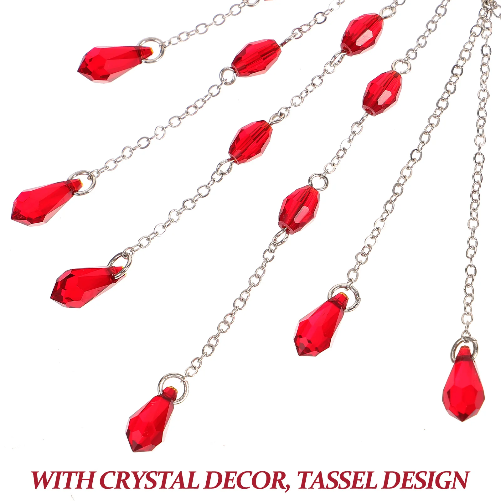 Gothic Style Tassel Earrings Crystal Pendant Ear Clip Non Piercing Lightweight Comfortable Accessories for Women Halloween Party
Gothic Style Tassel Earrings Crystal Pendant Ear Clip Non Piercing Lightweight Comfortable Accessories for Women Halloween Party