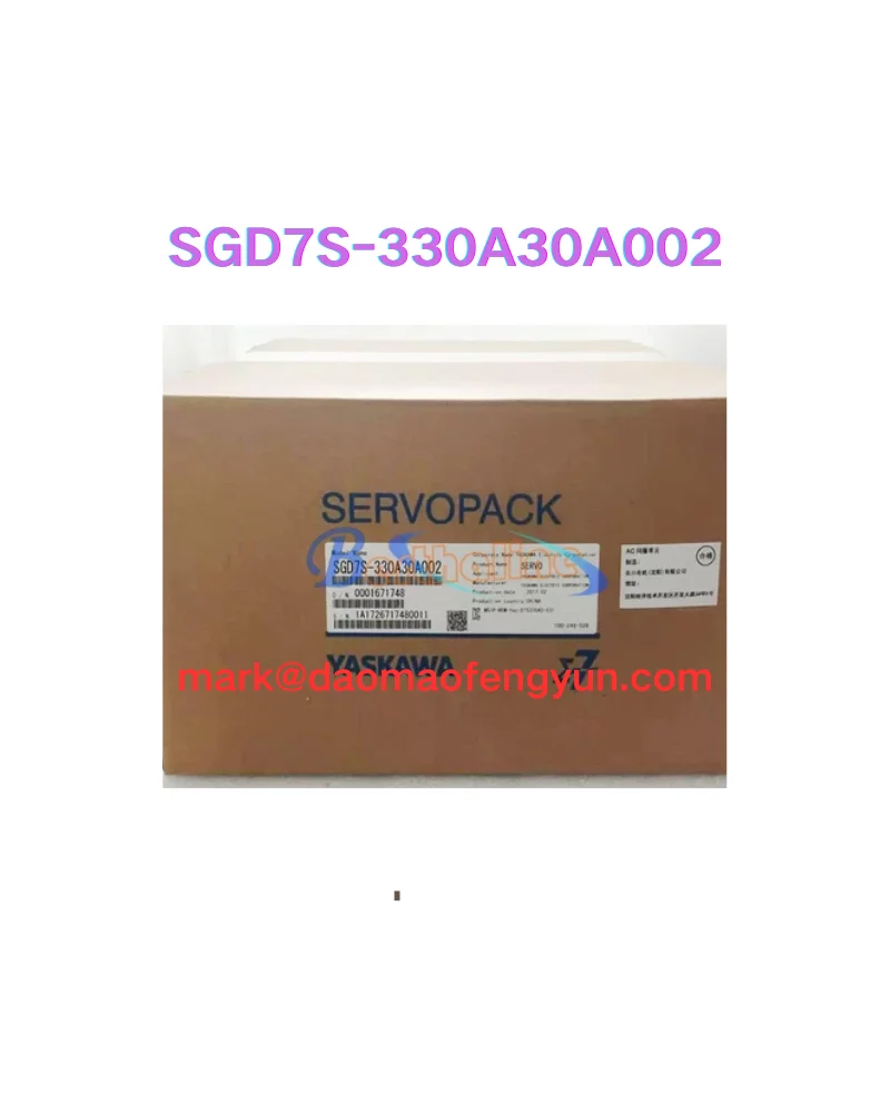 SGD7S-330A30A002 New servo motor, fast delivery, DHL/FEDEX/UPS
SGD7S-330A30A002 New servo motor, fast delivery, DHL/FEDEX/UPS