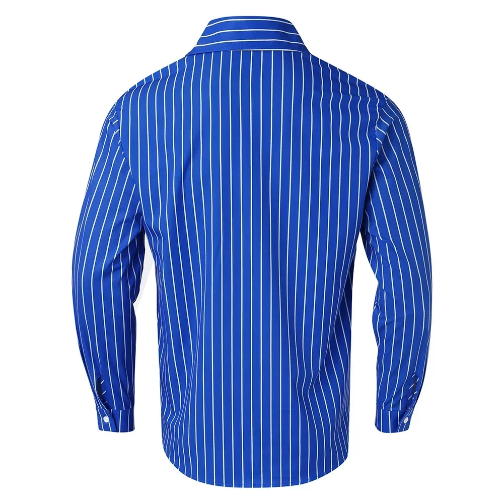 Band Collar Mens Shirt Blue Casual Daily For Casual Green Holiday Mens Party Polyester Rose Red Striped Fashion
Band Collar Mens Shirt Blue Casual Daily For Casual Green Holiday Mens Party Polyester Rose Red Striped Fashion