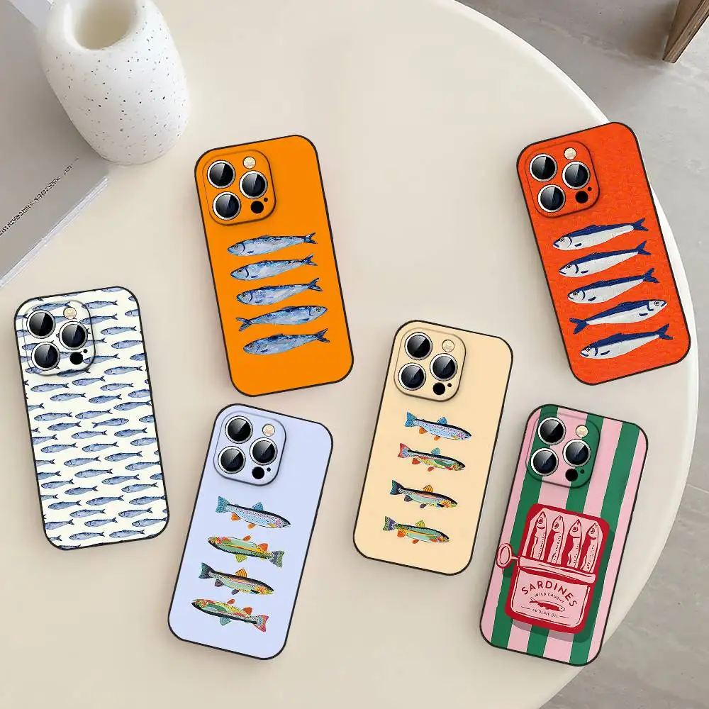 Sardines Fish Art Nueva Armadura Parachoques A Prueba De Golpes Funda De Teléfono Para For IPhone11 12 13 14 15 16 17 Pro Max I
Sardines Fish Art Nueva Armadura Parachoques A Prueba De Golpes Funda De Teléfono Para For IPhone11 12 13 14 15 16 17 Pro Max I