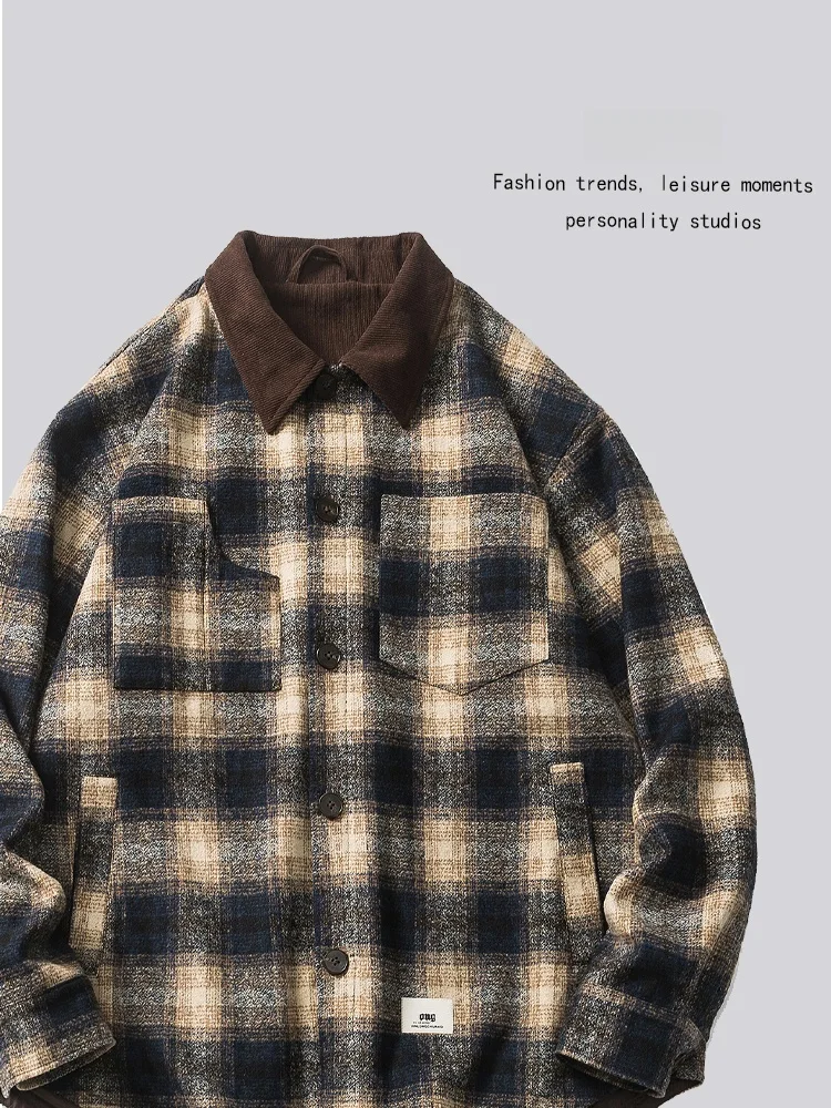 ANXIE Color Blo irt Jaet Spring 2024 Men's Women's Casual Loose Fit Couple's Outerwear Trendy Design
ANXIE Color Blo irt Jaet Spring 2024 Men's Women's Casual Loose Fit Couple's Outerwear Trendy Design