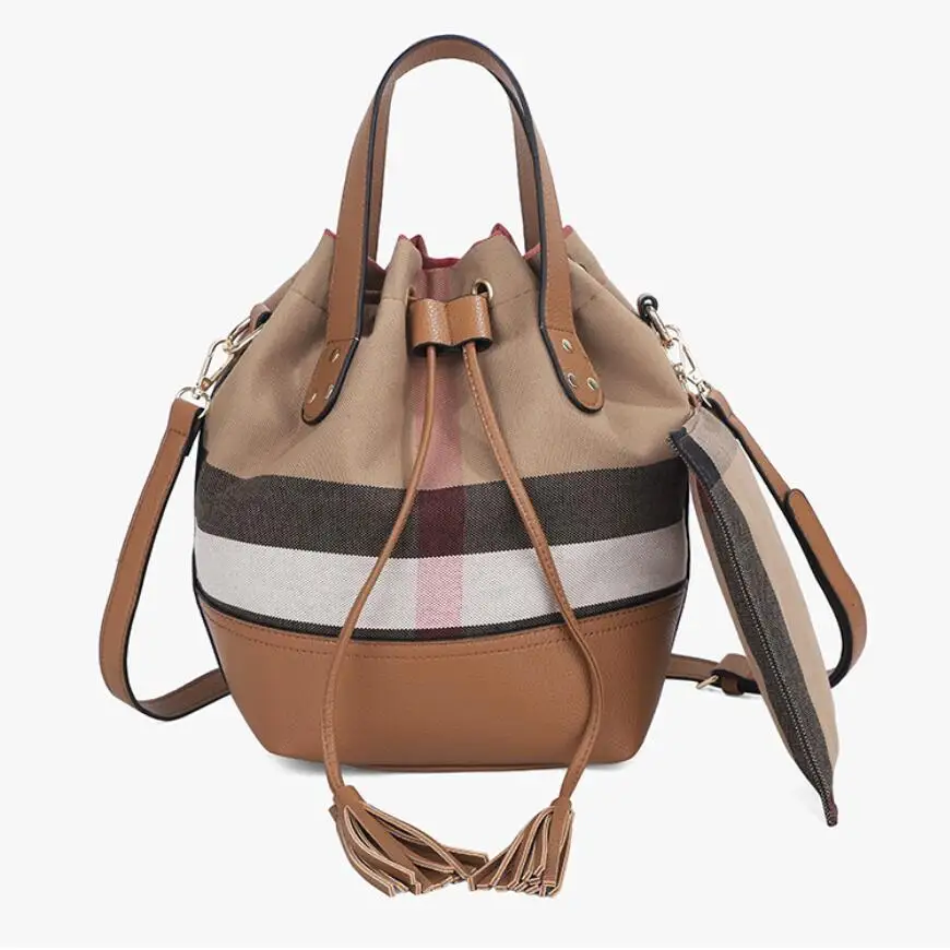 New Designer Heckered Handbag Bucket Fashion Women Tote Bag Shoulder Bag Messenger Bag Bucket Bag Luxury Plaid Women's Handbag
New Designer Heckered Handbag Bucket Fashion Women Tote Bag Shoulder Bag Messenger Bag Bucket Bag Luxury Plaid Women's Handbag