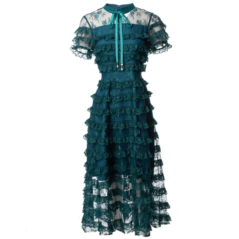 Meyyithun Women's Dress Summer Solid Short Sleeve Women O-Neck Short Sleeve Ruffles Vintage Party Lace Dresses Fashion Summer
Meyyithun Women's Dress Summer Solid Short Sleeve Women O-Neck Short Sleeve Ruffles Vintage Party Lace Dresses Fashion Summer