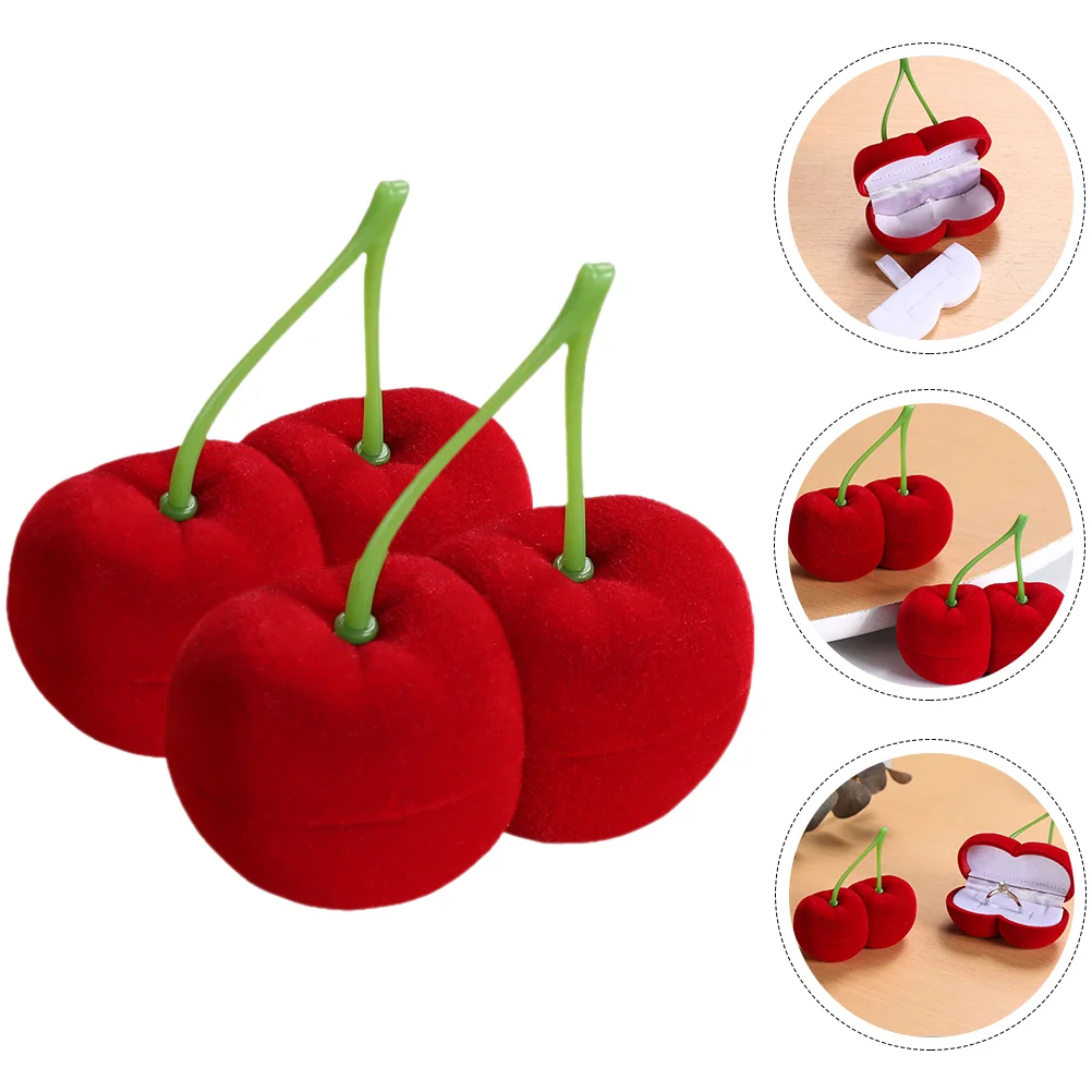 Wedding Ring Container Cherry Jewelry Box Boxes Necklace Case Storage Holder Red Bride
Wedding Ring Container Cherry Jewelry Box Boxes Necklace Case Storage Holder Red Bride