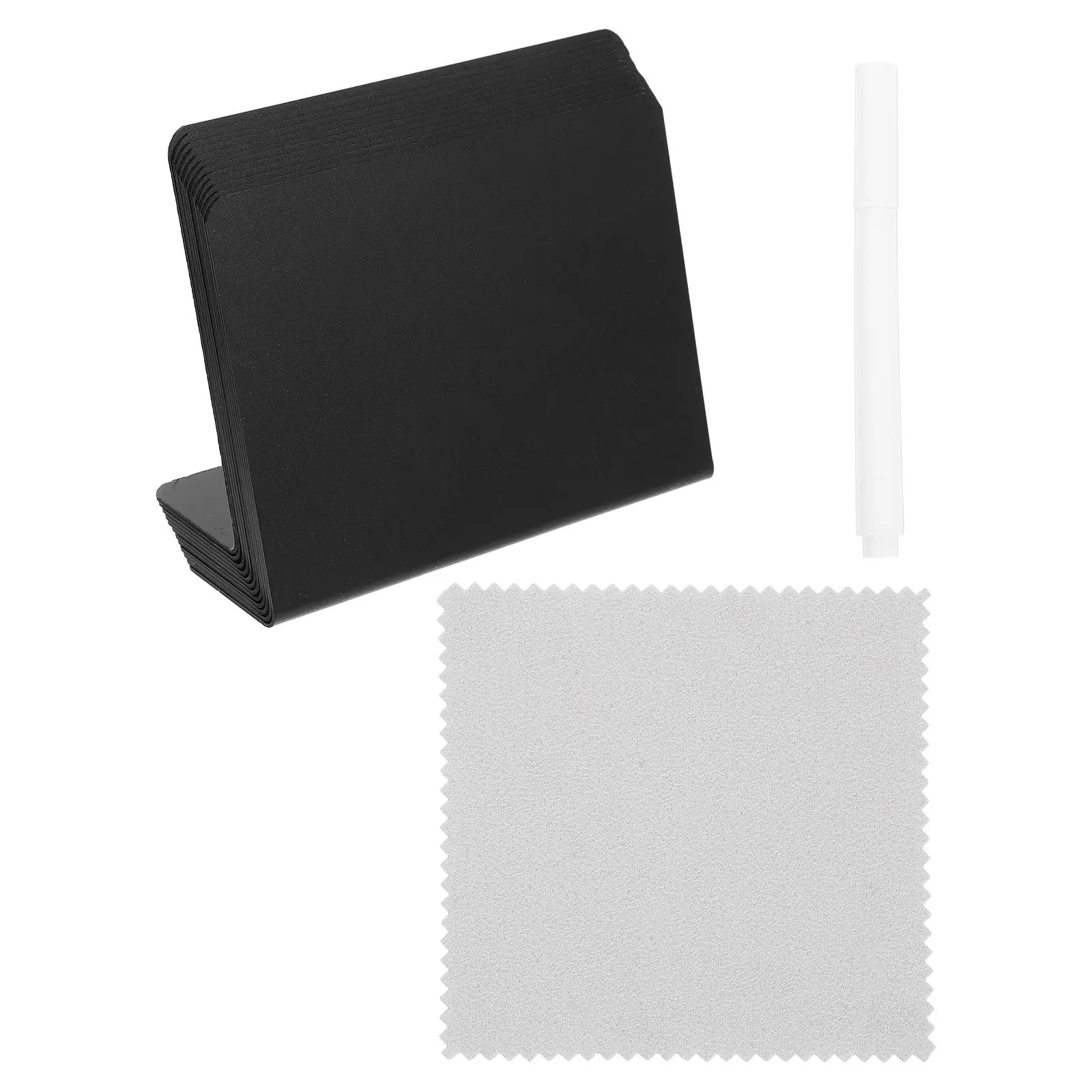 1 Set Reusable Erasable Price Sign Holder L-Shaped Plastic Tabletop Chalkboard Display For Menu Label Restaurant Retail Store
1 Set Reusable Erasable Price Sign Holder L-Shaped Plastic Tabletop Chalkboard Display For Menu Label Restaurant Retail Store