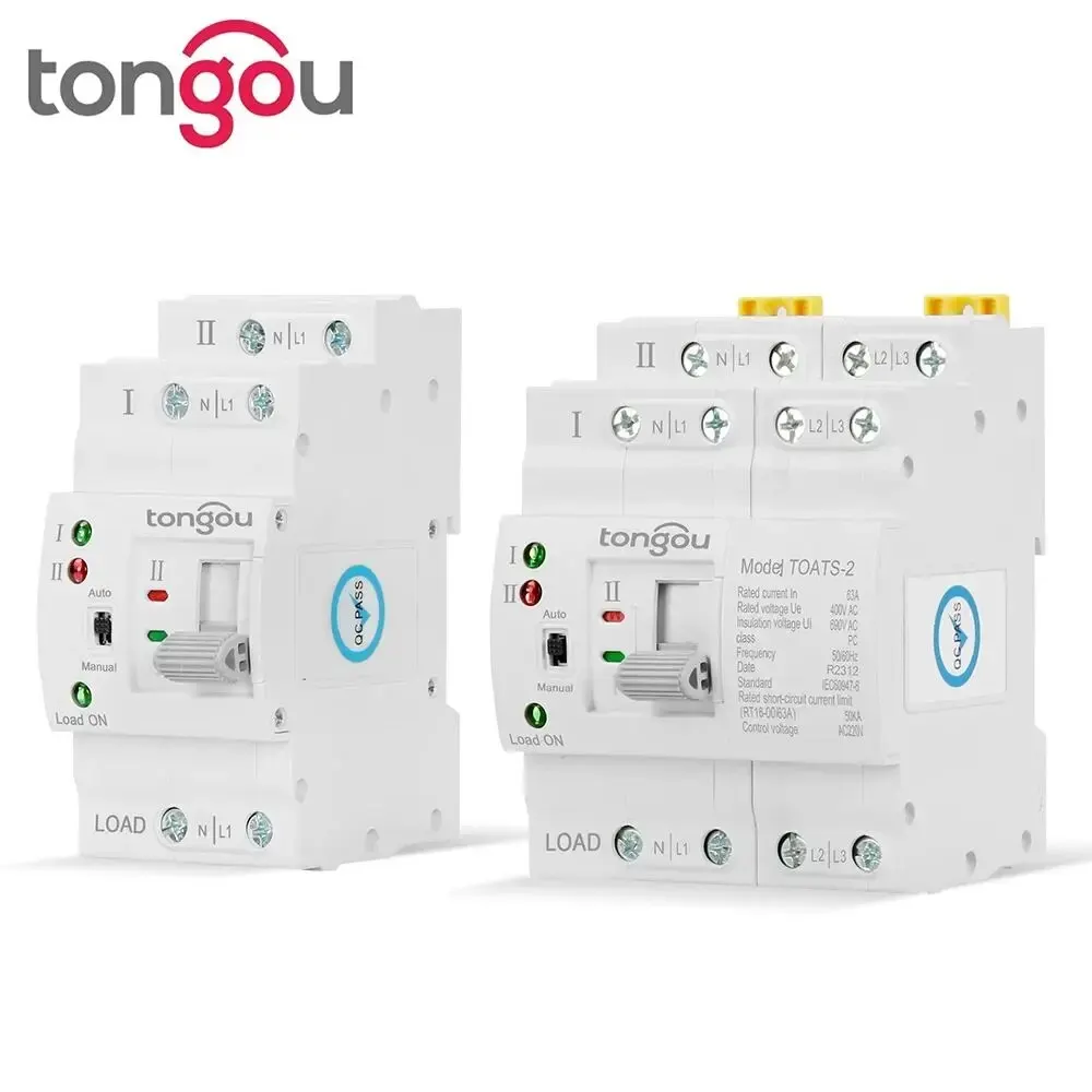 Selector Switches Uninterrupted Power 110V 220V 63A TONGOU Din Rail 2P 4P ATS Dual Power Automatic Transfer Switch Electrical
Selector Switches Uninterrupted Power 110V 220V 63A TONGOU Din Rail 2P 4P ATS Dual Power Automatic Transfer Switch Electrical