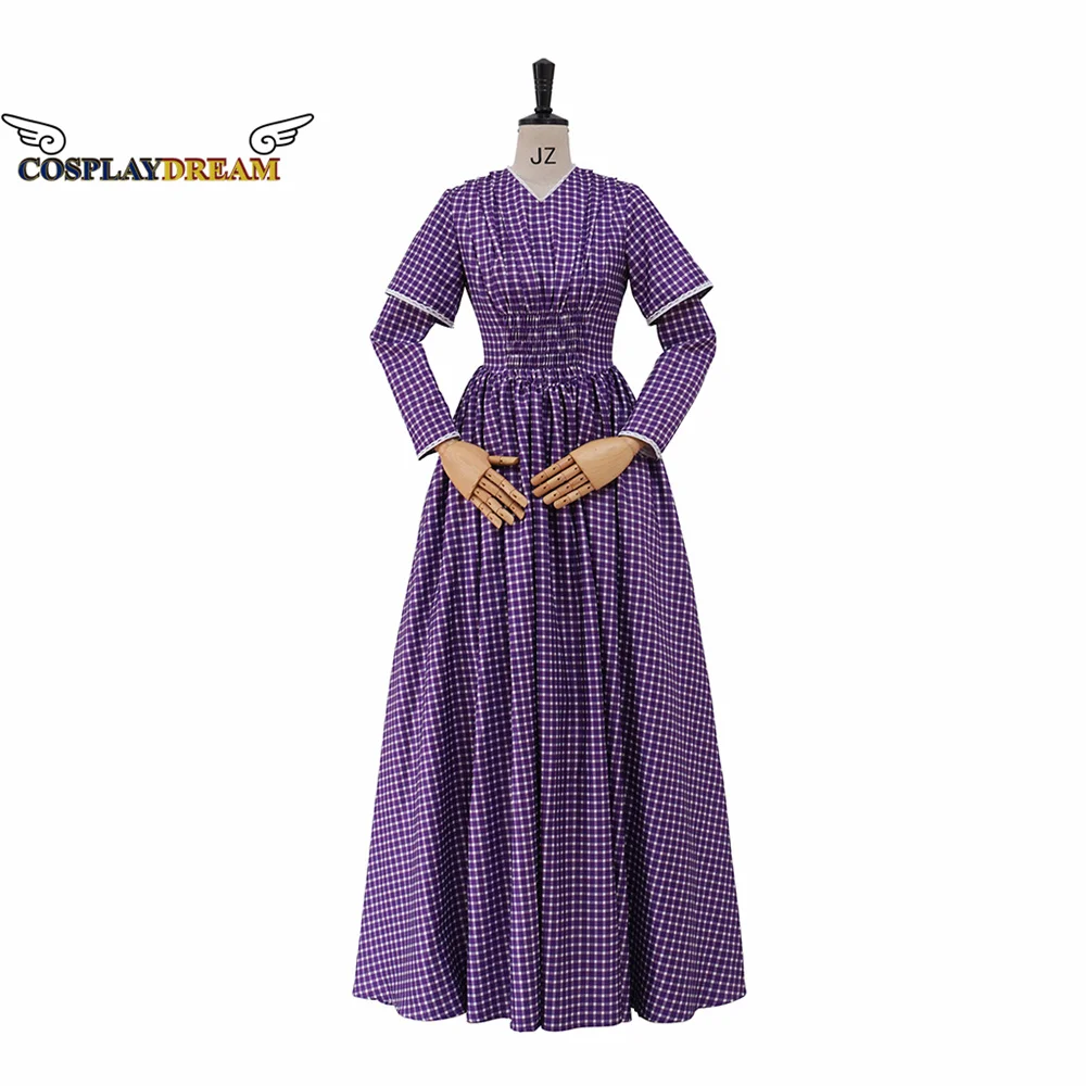 (In Stock) 1860's Victorian Dickens Fair Dress Purple Plaid Southern Belle Ball Gown Vintage Renaissance Historical Costumes
(In Stock) 1860's Victorian Dickens Fair Dress Purple Plaid Southern Belle Ball Gown Vintage Renaissance Historical Costumes