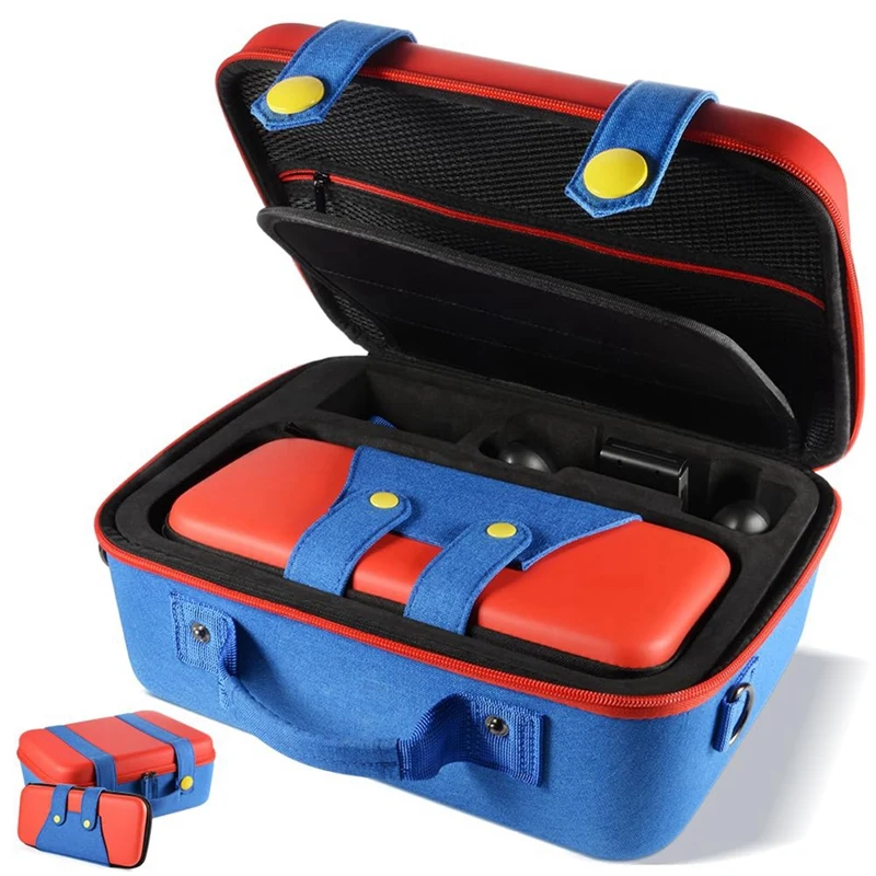 AED5-чехол для Nintendo Switch/Switch OLED, водонепроницаемый дорожный чехол с ремешком, жесткий чехол с мягкой подкладкой, аксессуары
AED5-чехол для Nintendo Switch/Switch OLED, водонепроницаемый дорожный чехол с ремешком, жесткий чехол с мягкой подкладкой, аксессуары