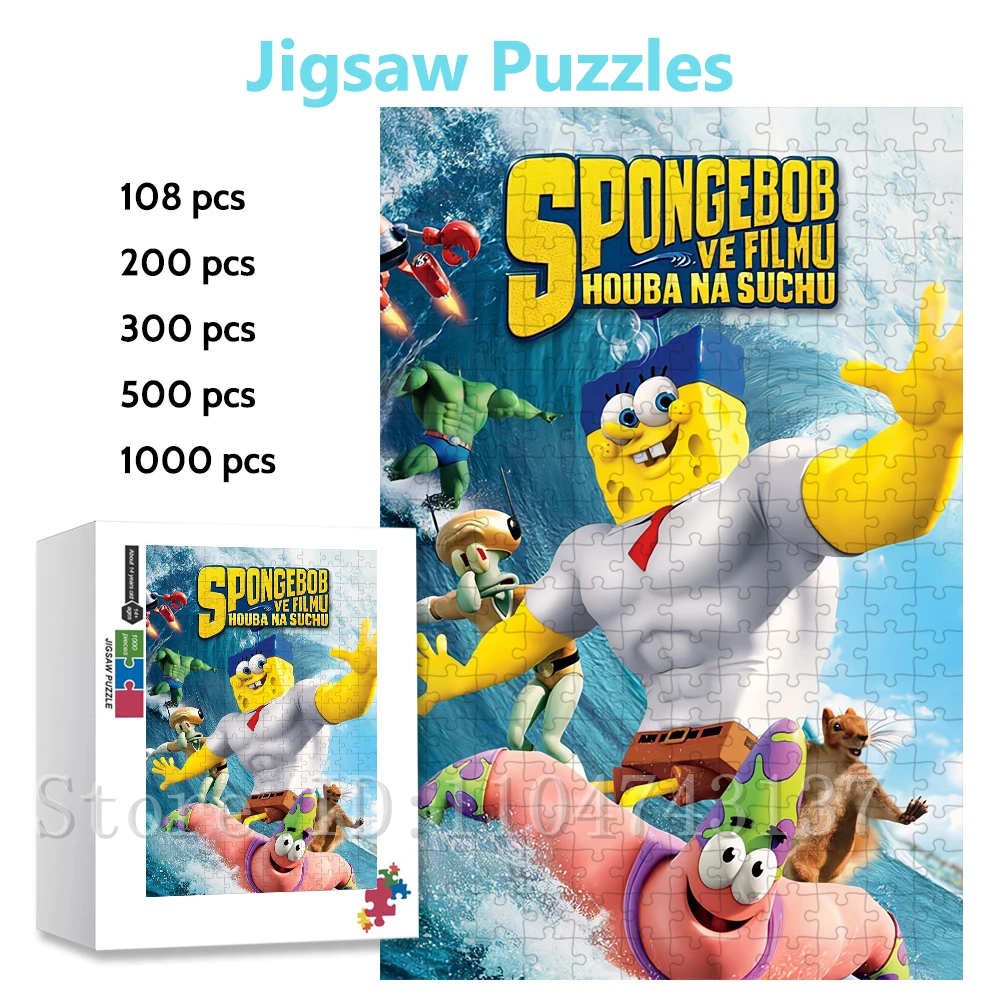 Новое поступление, головоломки «Губка Боб», интеллектуальные образовательные игры, игрушки, модные мультяшные пазлы, хобби ручной работы
Новое поступление, головоломки «Губка Боб», интеллектуальные образовательные игры, игрушки, модные мультяшные пазлы, хобби ручной работы