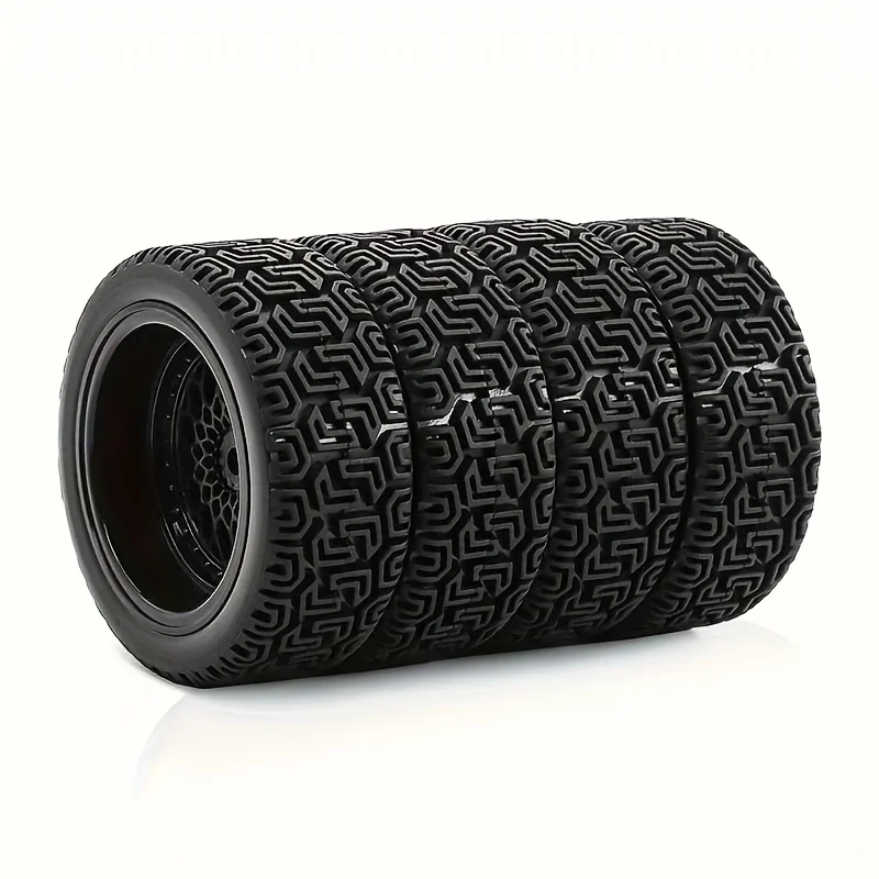4pcs 68mm 1:10 Scale WRC TT02 XV01 Flat Racing Drift Tires - High Grip Rubber Tires for Road/Drift Racing, Durable Tread Pattern
4pcs 68mm 1:10 Scale WRC TT02 XV01 Flat Racing Drift Tires - High Grip Rubber Tires for Road/Drift Racing, Durable Tread Pattern