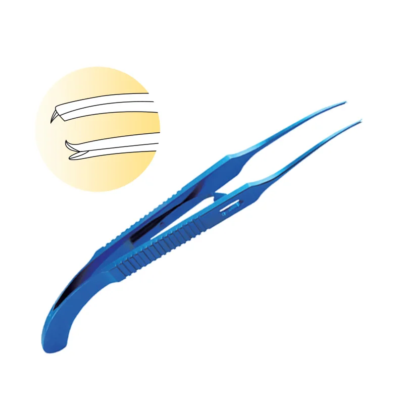 11.8cm Titanium Alloy Helveston Fixation Toothed Forceps Flat Handle Forceps Ophthalmic Surgery Instrument
11.8cm Titanium Alloy Helveston Fixation Toothed Forceps Flat Handle Forceps Ophthalmic Surgery Instrument