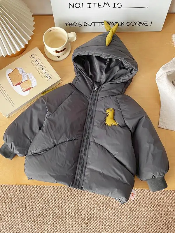 Детский повседневный пуховый топ с динозавром Jaet, новинка зимы 2022, топ с капюшоном для мальчиков и девочек, хлопковая ткань Thiened Long Sve
Детский повседневный пуховый топ с динозавром Jaet, новинка зимы 2022, топ с капюшоном для мальчиков и девочек, хлопковая ткань Thiened Long Sve