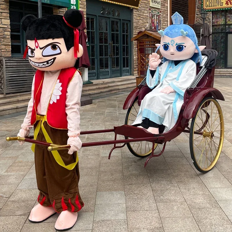 Ne Zha Mascot Costume Chinese Movie Aobing Adult Cartoon Character Outfits Halloween Carnival Cosplay Party Props Accessories
Ne Zha Mascot Costume Chinese Movie Aobing Adult Cartoon Character Outfits Halloween Carnival Cosplay Party Props Accessories