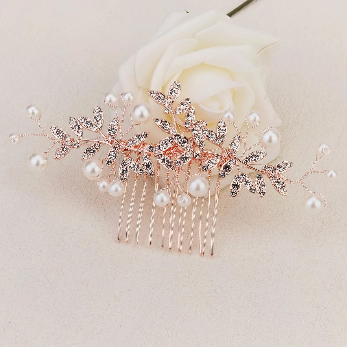 Floralbride Handmade Crystal Rhinestones Pearls Bridal Hair Comb Hair Pins Wedding Headpieces Hair Accessories Women Jewelry
Floralbride Handmade Crystal Rhinestones Pearls Bridal Hair Comb Hair Pins Wedding Headpieces Hair Accessories Women Jewelry