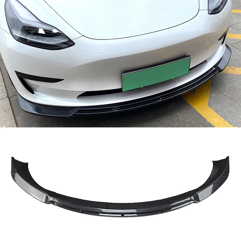 Car Front Bumper Lip Spoiler Diffuser Splitters Body Kit Aprons Cover Guard Trim For Tesla Model 3 2017-2022
Car Front Bumper Lip Spoiler Diffuser Splitters Body Kit Aprons Cover Guard Trim For Tesla Model 3 2017-2022