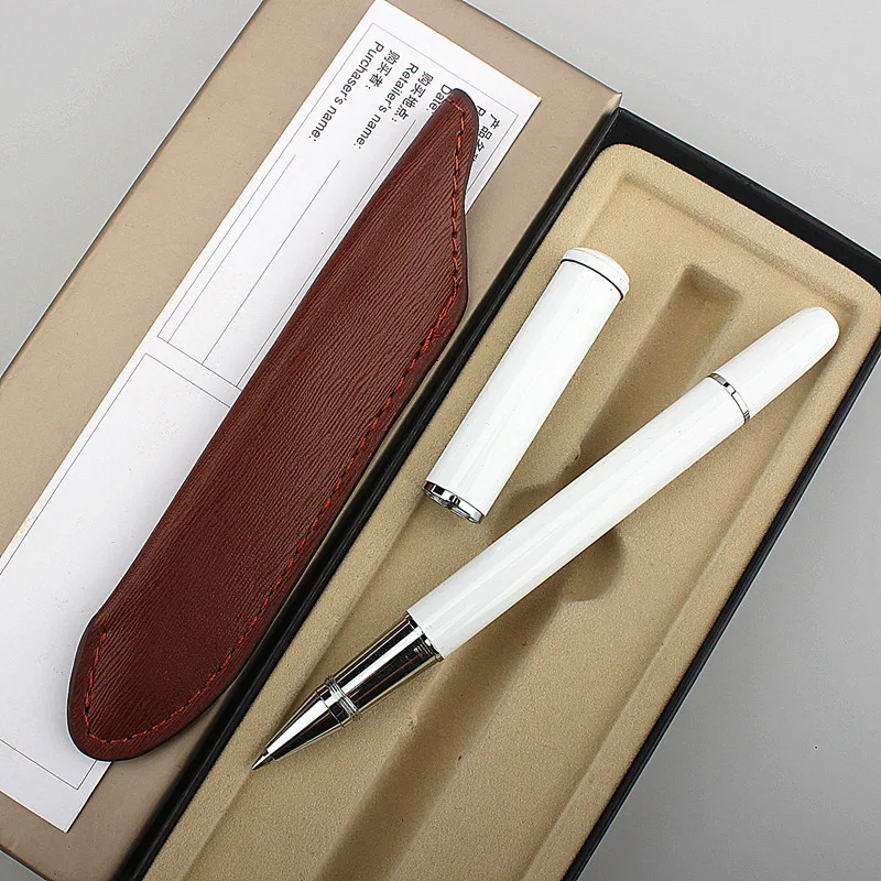 White Metal Rollerball Pen Meeting Business Writing Roller Ball Collection Student Luxury Gfit Stationery Office Supplies Gift
White Metal Rollerball Pen Meeting Business Writing Roller Ball Collection Student Luxury Gfit Stationery Office Supplies Gift