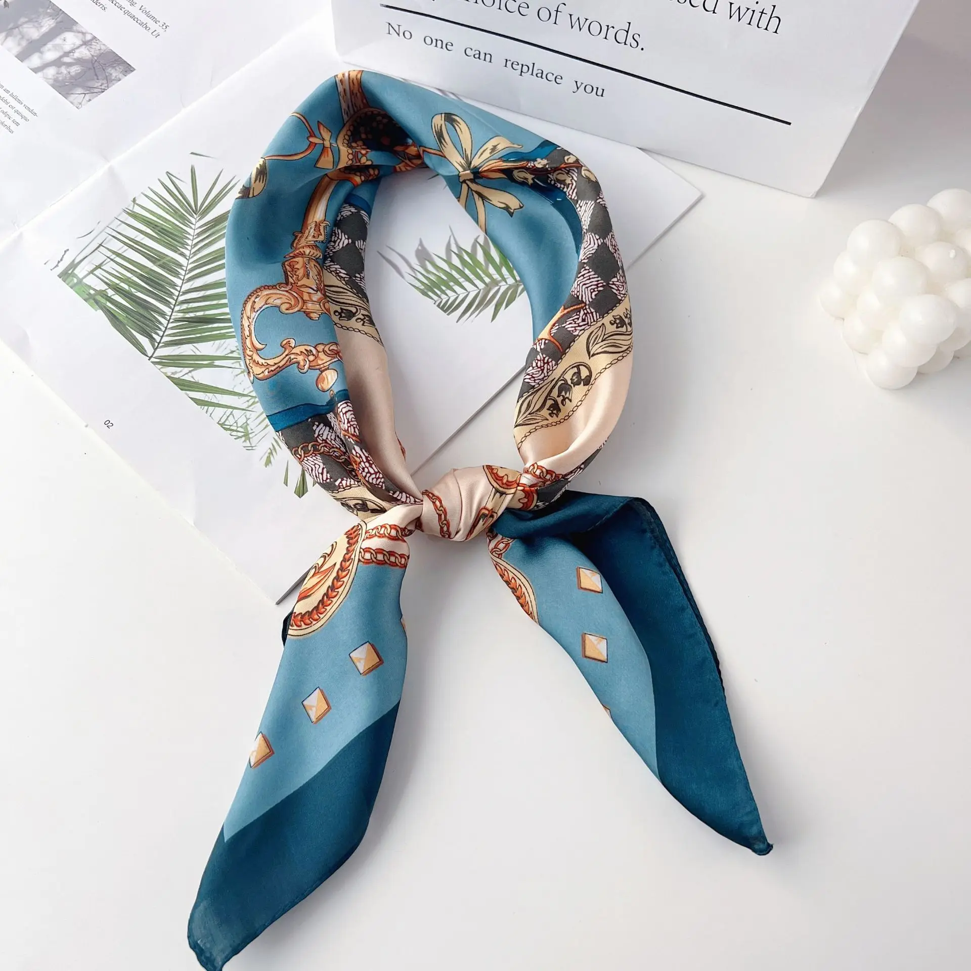 70cm Classic Velvet Scarf Macadamia Flower Versatile Wrap Headband Neck Protector All-Match Square Shawl Women's Shoulder Scarf
70cm Classic Velvet Scarf Macadamia Flower Versatile Wrap Headband Neck Protector All-Match Square Shawl Women's Shoulder Scarf