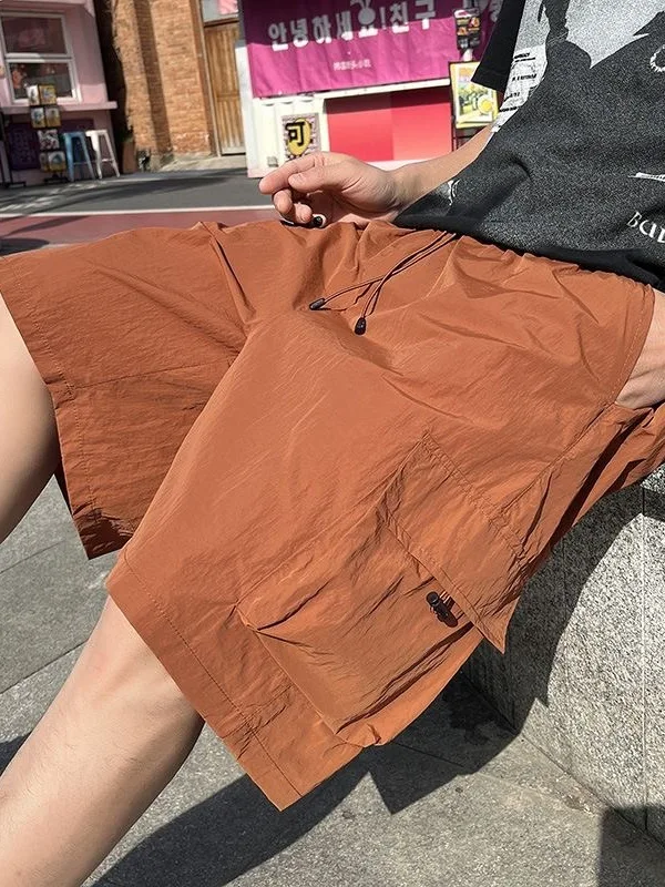 Cityboy Men's Summer Thin Ice Silk Loose Five-Quarter Casual Pants Work Function Style Paratrooper Trousers Loose Fit Shorts
Cityboy Men's Summer Thin Ice Silk Loose Five-Quarter Casual Pants Work Function Style Paratrooper Trousers Loose Fit Shorts