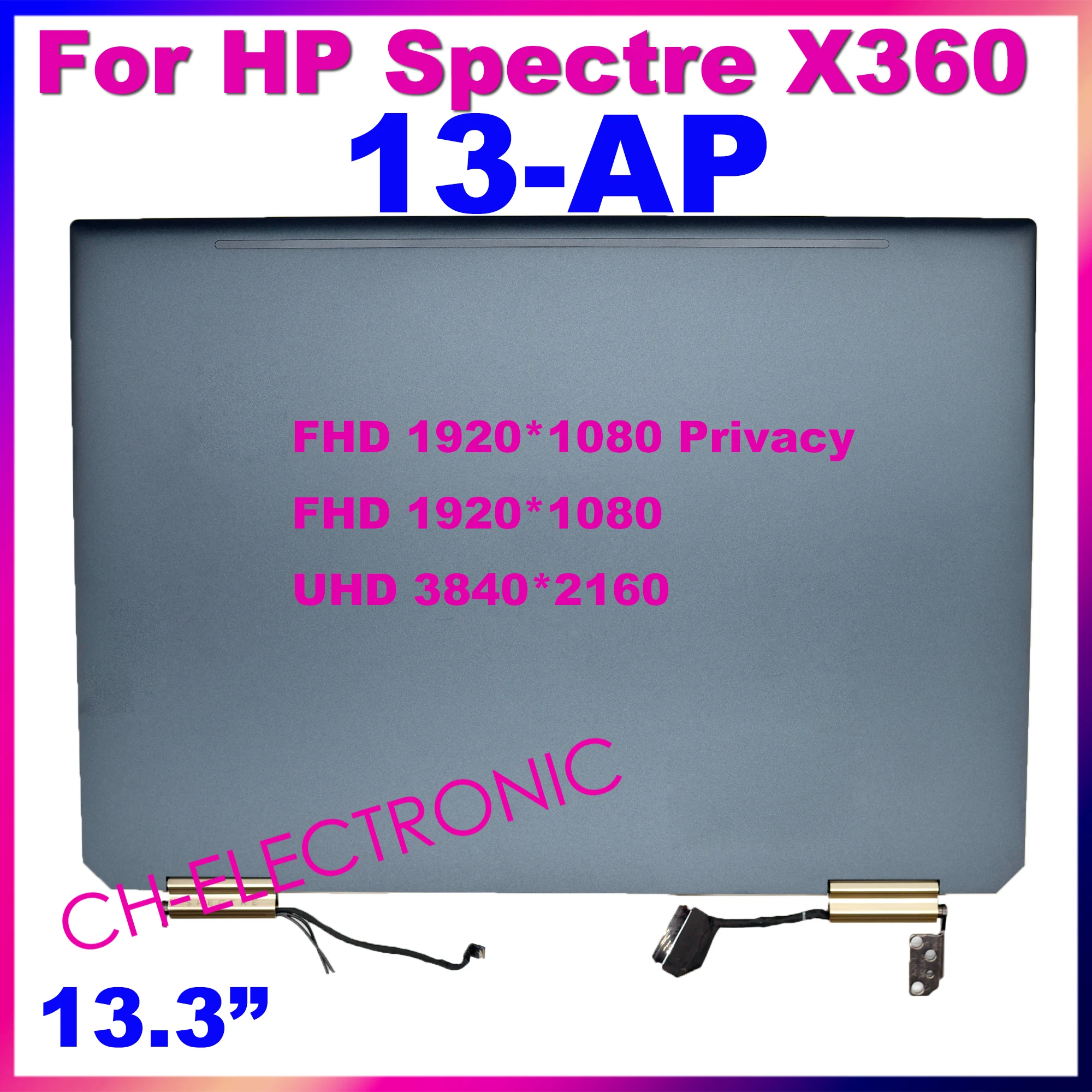 L37648-001 For HP Spectre x360 13-AP Series 13.3'' FHD UHD 4K IPS LCD Display Touch Screen Full Assembly TPN-Q212 dark grey blue
L37648-001 For HP Spectre x360 13-AP Series 13.3'' FHD UHD 4K IPS LCD Display Touch Screen Full Assembly TPN-Q212 dark grey blue