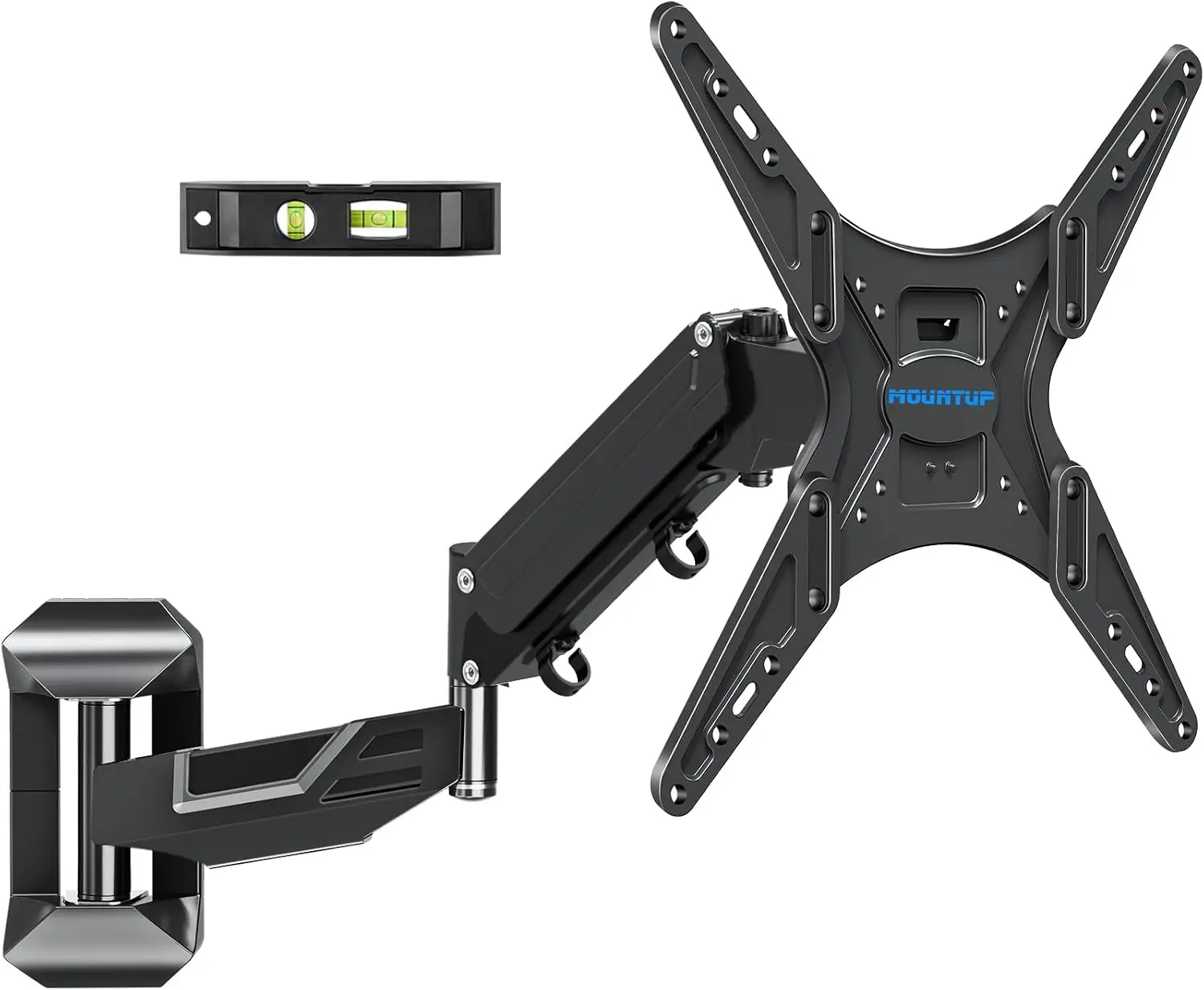 Full Motion TV Wall Mount for 26-55 Inch TVs, Height Adjustable with Spring Arm, Swivel Tilt, 400x400mm VESA, 11-66 lbs
Full Motion TV Wall Mount for 26-55 Inch TVs, Height Adjustable with Spring Arm, Swivel Tilt, 400x400mm VESA, 11-66 lbs