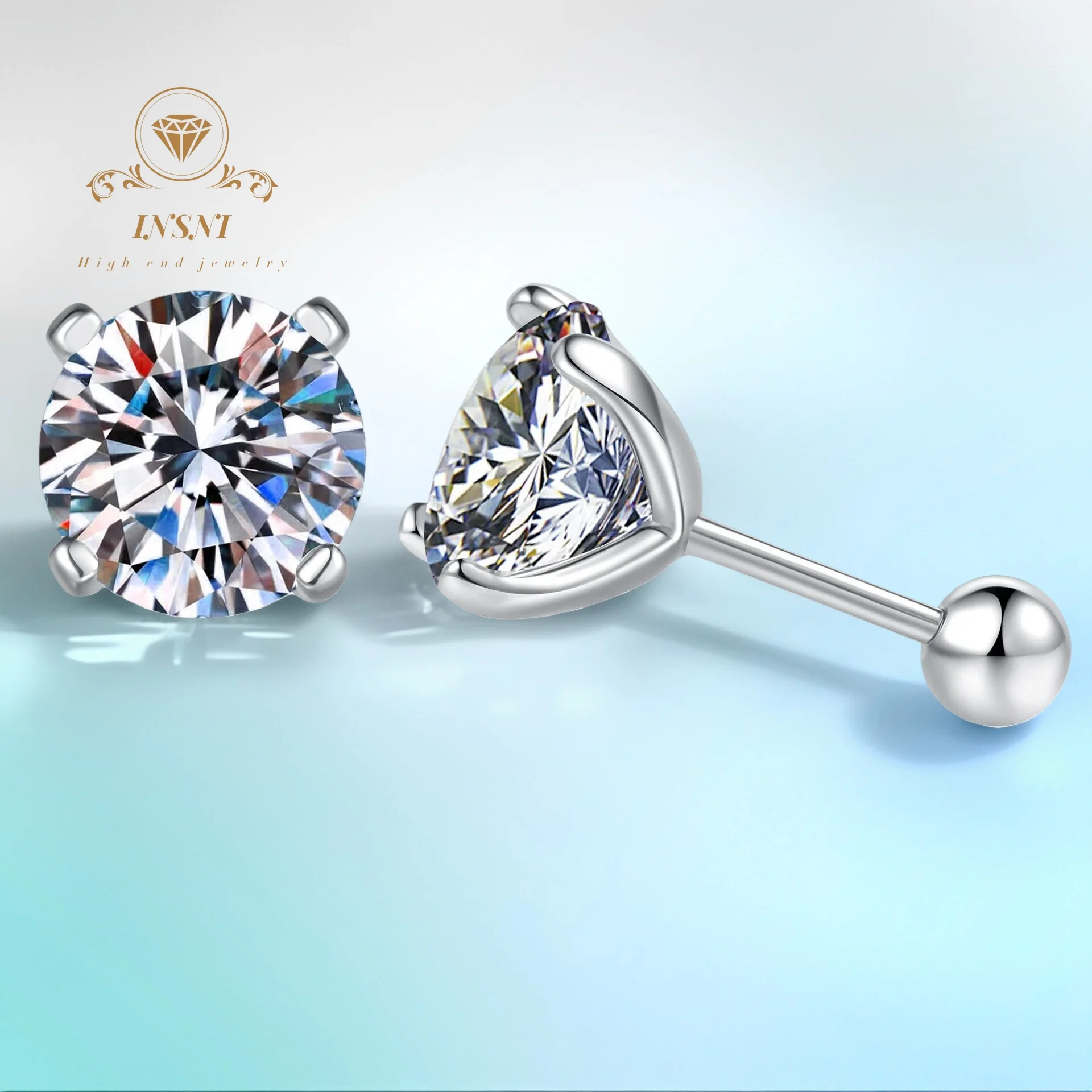Серьги-гвоздики из серебра S925 с муассанитом 1 карат, цвет D, с четырехкрапанной закрепкой, сертифицированный дизайн, классические минималистичные женские украшения, подарок
Серьги-гвоздики из серебра S925 с муассанитом 1 карат, цвет D, с четырехкрапанной закрепкой, сертифицированный дизайн, классические минималистичные женские украшения, подарок