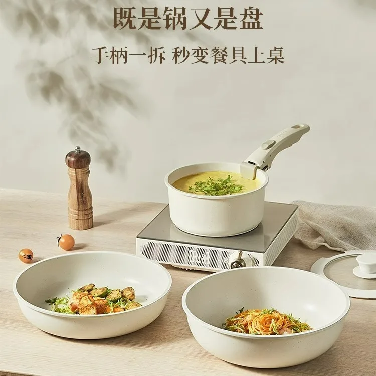 detachable handle non-stick cookware set
detachable handle non-stick cookware set