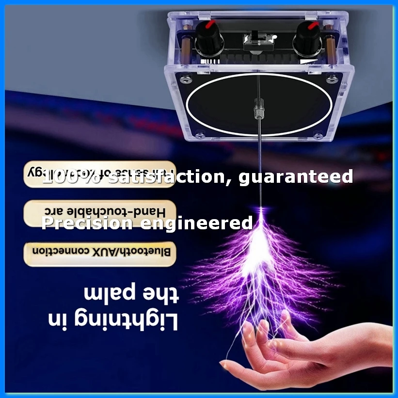 Bluetooth Music Coil, Touchable Artificial Spark Arc Generator, Science Teaching Experiment Tool EU PLUG-ABAM
Bluetooth Music Coil, Touchable Artificial Spark Arc Generator, Science Teaching Experiment Tool EU PLUG-ABAM