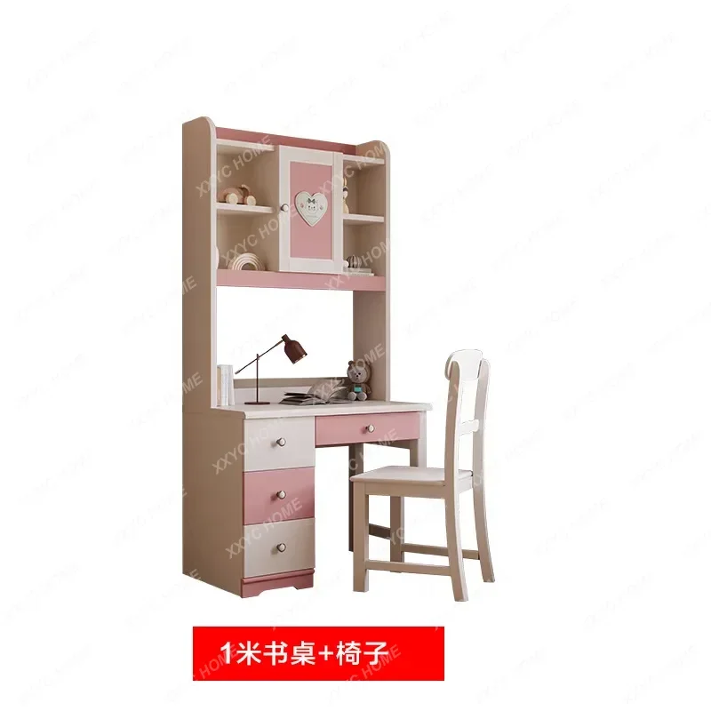 All solid wood children's desk rack combination integrated girl pink computer desk small apartment householdX
All solid wood children's desk rack combination integrated girl pink computer desk small apartment householdX