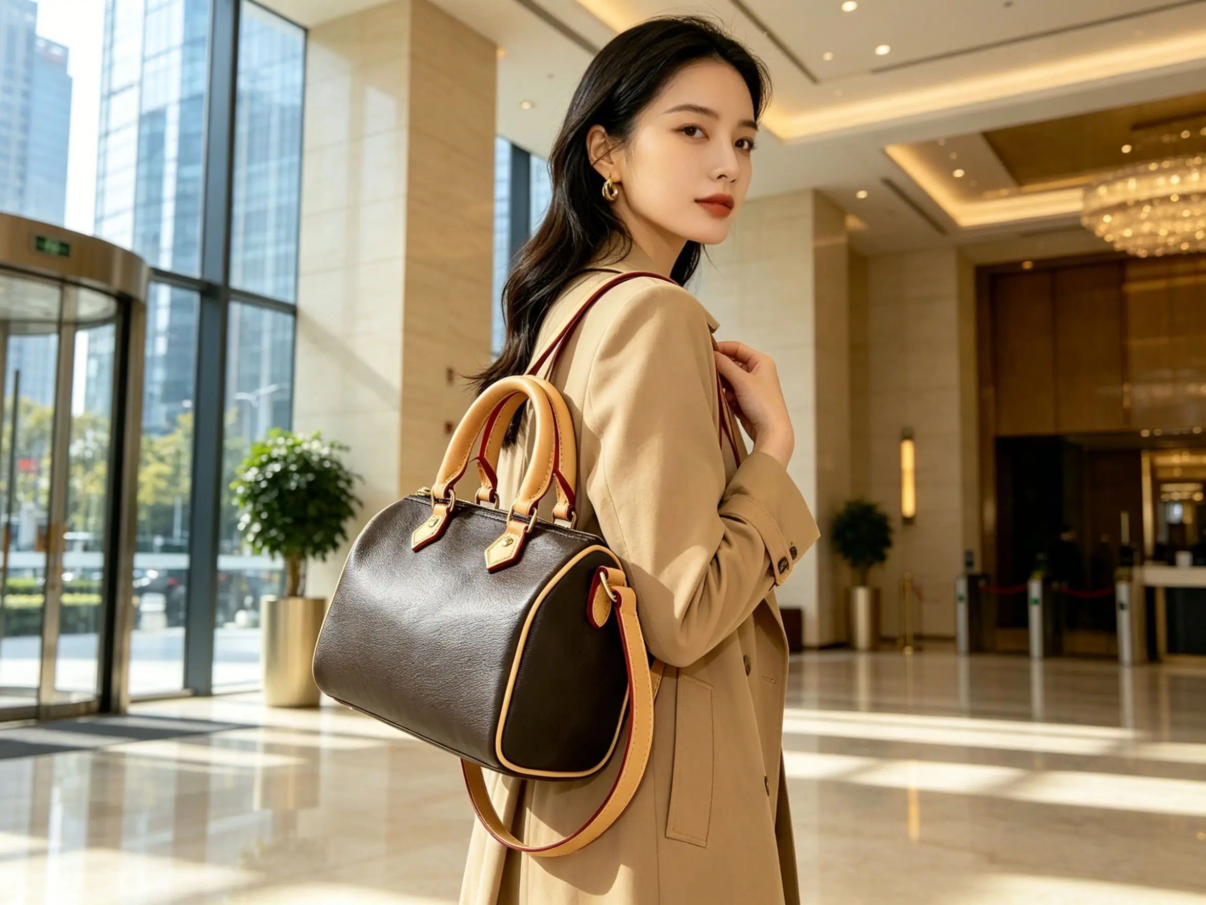 Vintage Genuine Leather Women's Boston Shoulder Bag Luxury Handbag
Vintage Genuine Leather Women's Boston Shoulder Bag Luxury Handbag
