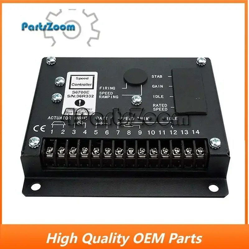 24V S6700E Speed Control Unit Engine Governor Controller Compatible with Generator Genset
24V S6700E Speed Control Unit Engine Governor Controller Compatible with Generator Genset
