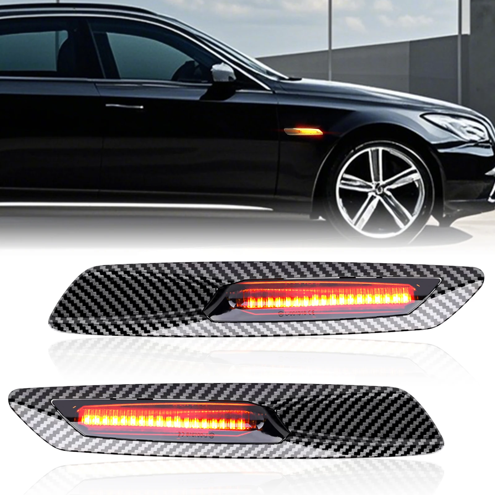 High Performance Signal Side Marker Lights Easy to Install Dustproof and Waterproof Specially Designed for BMW 5 Series Vehicles
High Performance Signal Side Marker Lights Easy to Install Dustproof and Waterproof Specially Designed for BMW 5 Series Vehicles