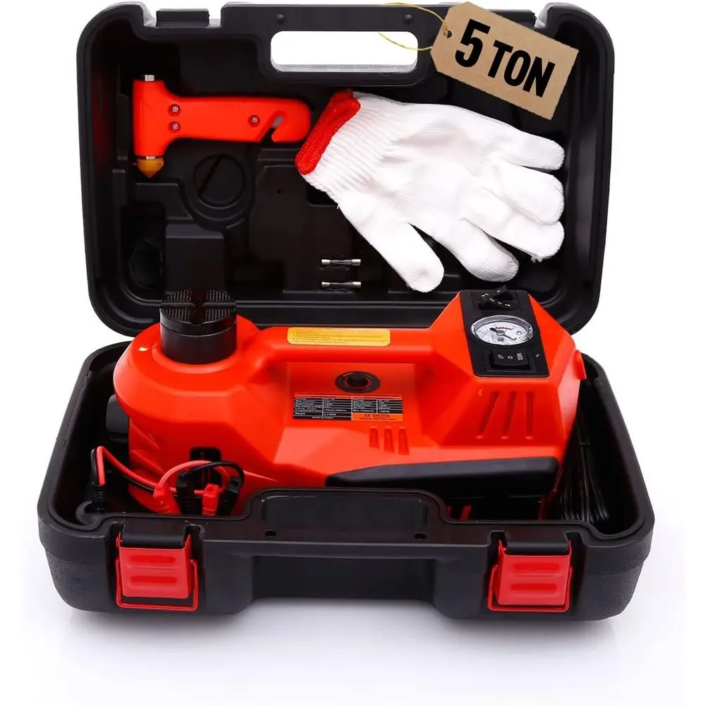 Домкрат напольный 5 тонн 12В со встроенным насосом для подкачки шин для легковых автомобилей, внедорожников, грузовиков, седанов и экстренной замены шин в дороге
Домкрат напольный 5 тонн 12В со встроенным насосом для подкачки шин для легковых автомобилей, внедорожников, грузовиков, седанов и экстренной замены шин в дороге