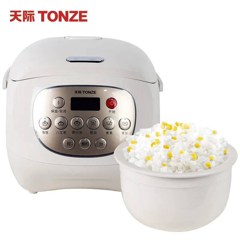 Tonze Rice Cooker Ceramic Olla Arrocera Multifuncional Cooking Cookware Cute 2L Multi Cook Electric Cooker Rice
Tonze Rice Cooker Ceramic Olla Arrocera Multifuncional Cooking Cookware Cute 2L Multi Cook Electric Cooker Rice