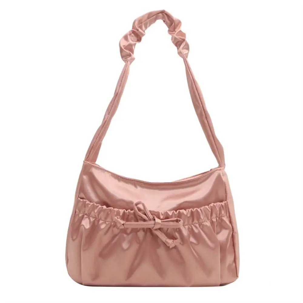 Casual Satin Pleated Hand Bag Korean Style Portable INS Shoulder Bag Bow Luxury Fashion Underarm Bag Women
Casual Satin Pleated Hand Bag Korean Style Portable INS Shoulder Bag Bow Luxury Fashion Underarm Bag Women