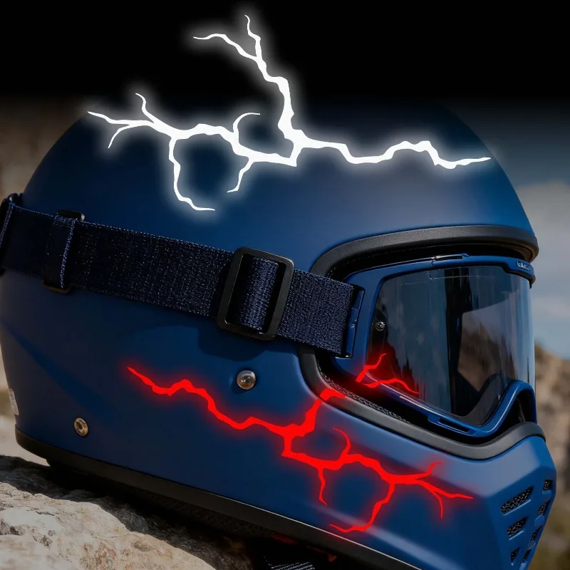 Motorcycle Fuel Tank,Self-adhesive Vinyl Sticker Lightning Motorcycle Helmet Sticker,Modified Waterproof,Suitable for Decorative
Motorcycle Fuel Tank,Self-adhesive Vinyl Sticker Lightning Motorcycle Helmet Sticker,Modified Waterproof,Suitable for Decorative