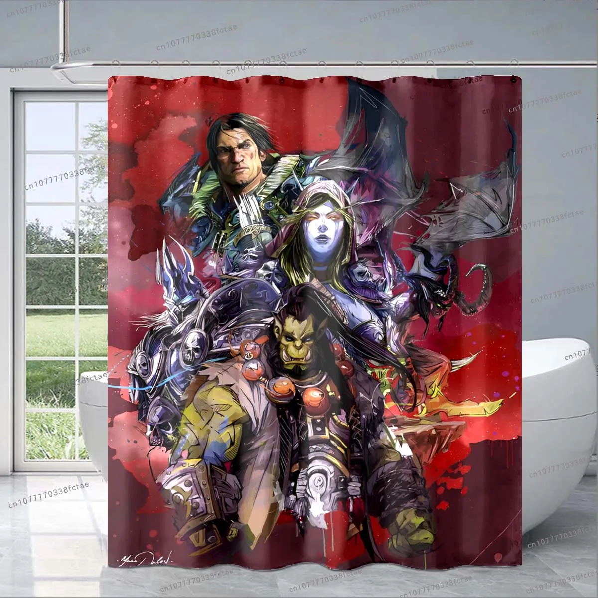 3D World of Warcraft Game Shower Curtain WOW Lich King DH Shower Curtain Boys Bathroom Decoration Shower Curtain Birthday Gift
3D World of Warcraft Game Shower Curtain WOW Lich King DH Shower Curtain Boys Bathroom Decoration Shower Curtain Birthday Gift