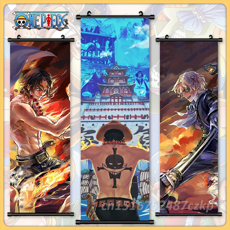 Home Decor Anime Poster Wall Art One Piece Luffy Ace Painting Zoro Hanging Scroll Print Japanese Picture Poster
Home Decor Anime Poster Wall Art One Piece Luffy Ace Painting Zoro Hanging Scroll Print Japanese Picture Poster