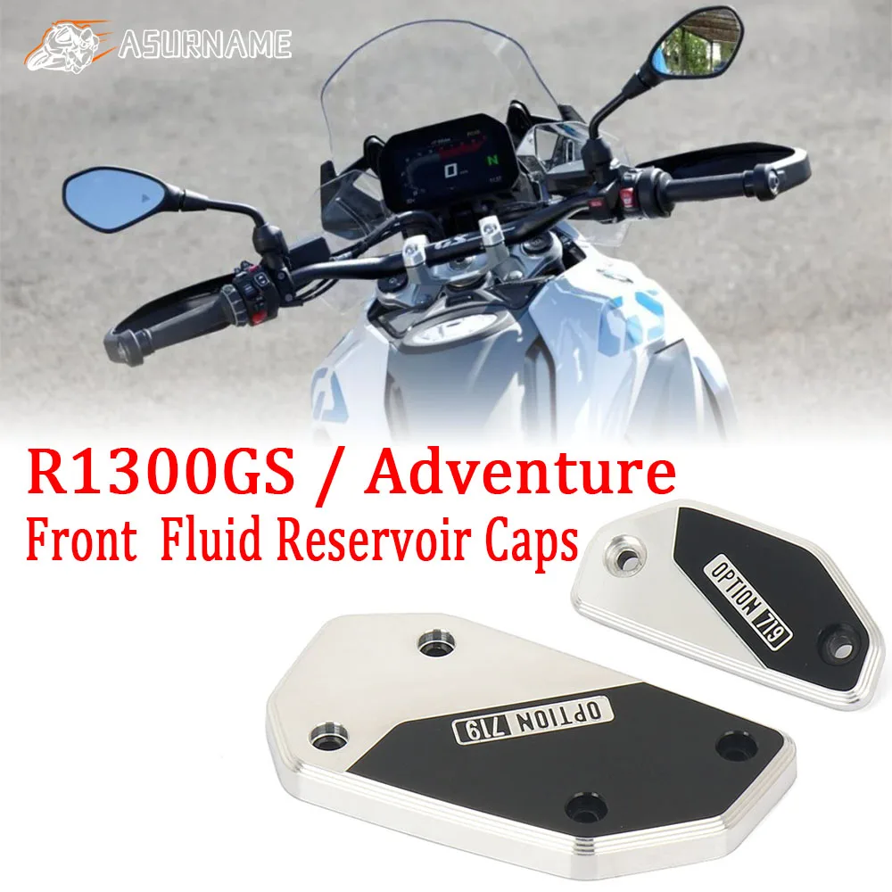 For BMW R1300GS GS1300 R 1300 GS Adventure 2023-2025 Motorcycle Aluminum Front Brake Clutch Fluid Reservoir Caps Cover With Logo
For BMW R1300GS GS1300 R 1300 GS Adventure 2023-2025 Motorcycle Aluminum Front Brake Clutch Fluid Reservoir Caps Cover With Logo