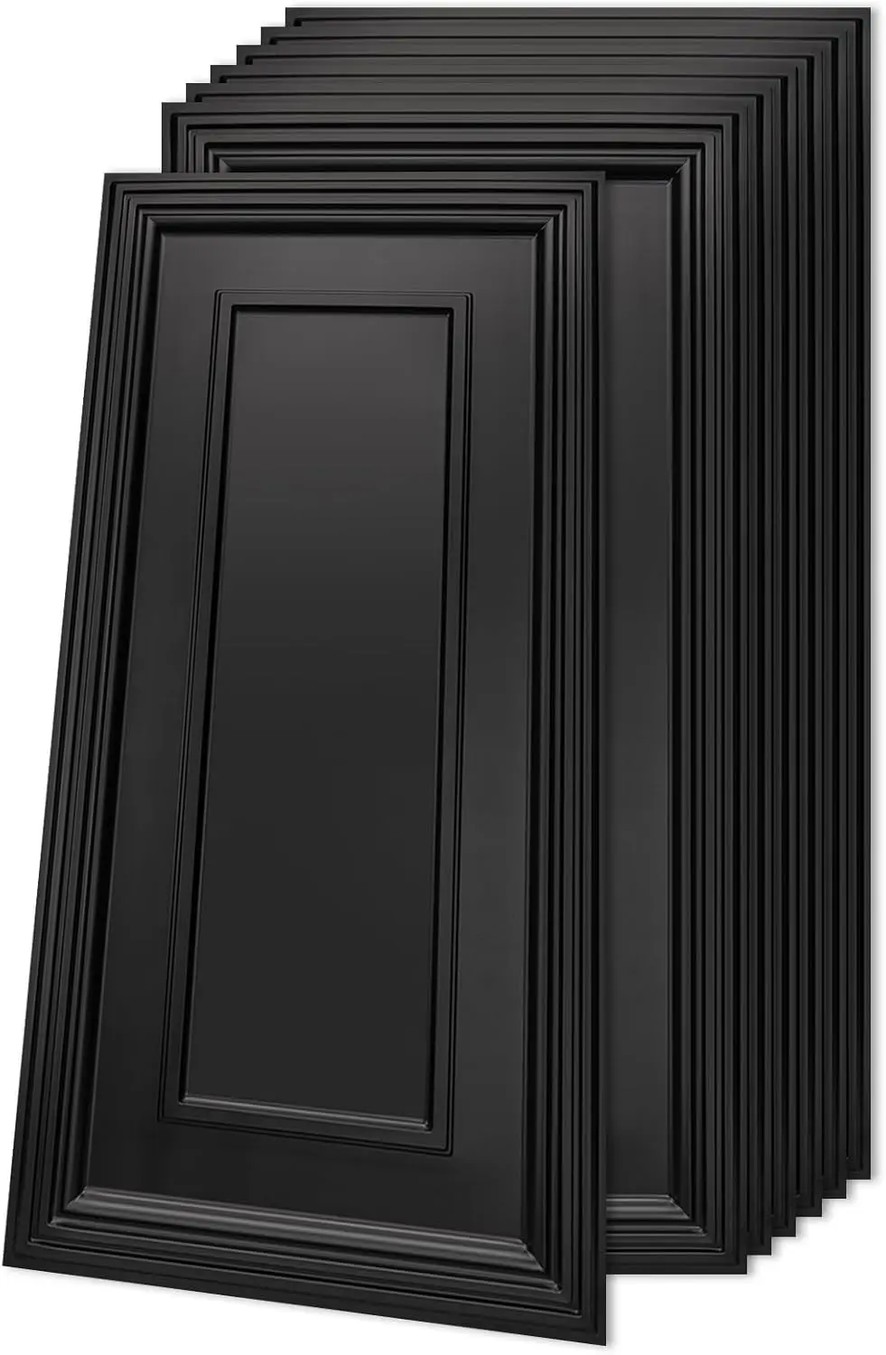 Decorative Drop Ceiling Tiles 2x4 ft, 3D PVC Ceiling Panels for Room and Commercial Decor, 12 Pack Covers 96 Sq.ft., Black
Decorative Drop Ceiling Tiles 2x4 ft, 3D PVC Ceiling Panels for Room and Commercial Decor, 12 Pack Covers 96 Sq.ft., Black