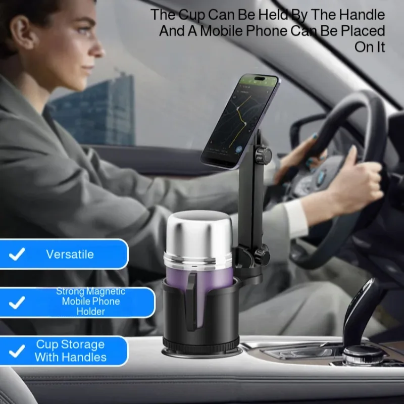 Magnetic Mobile Cup Holder Car Two-in-one Magnet Mobile Phone Holder 360 Degree Rotation Magnetic Cell Phone Stand Drink Cup 
Magnetic Mobile Cup Holder Car Two-in-one Magnet Mobile Phone Holder 360 Degree Rotation Magnetic Cell Phone Stand Drink Cup
